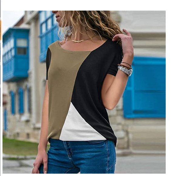 Color block lightweight top - Picture 2 of 5